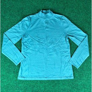 Pendleton Blue‎ Turtleneck Pullover Long Sleeve Sweater Womens Size Small